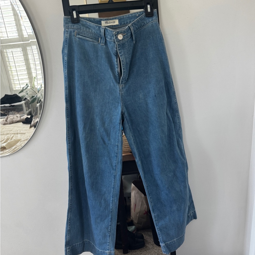 Madewell Denim Flare Wide-Leg Jeans